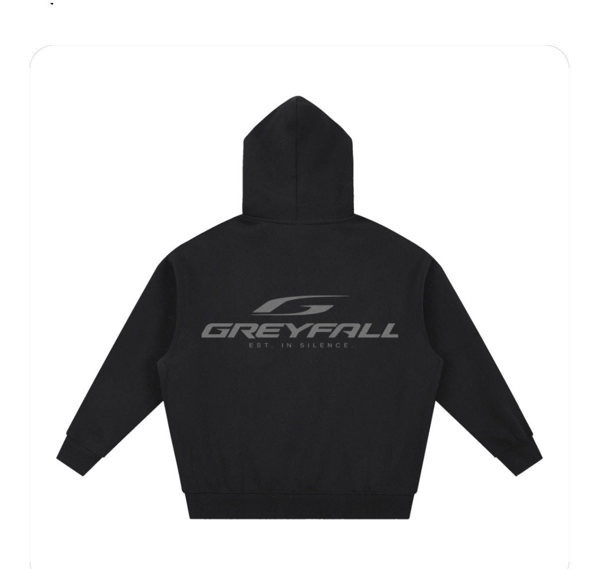STATEMENT HOODIE - BLACK