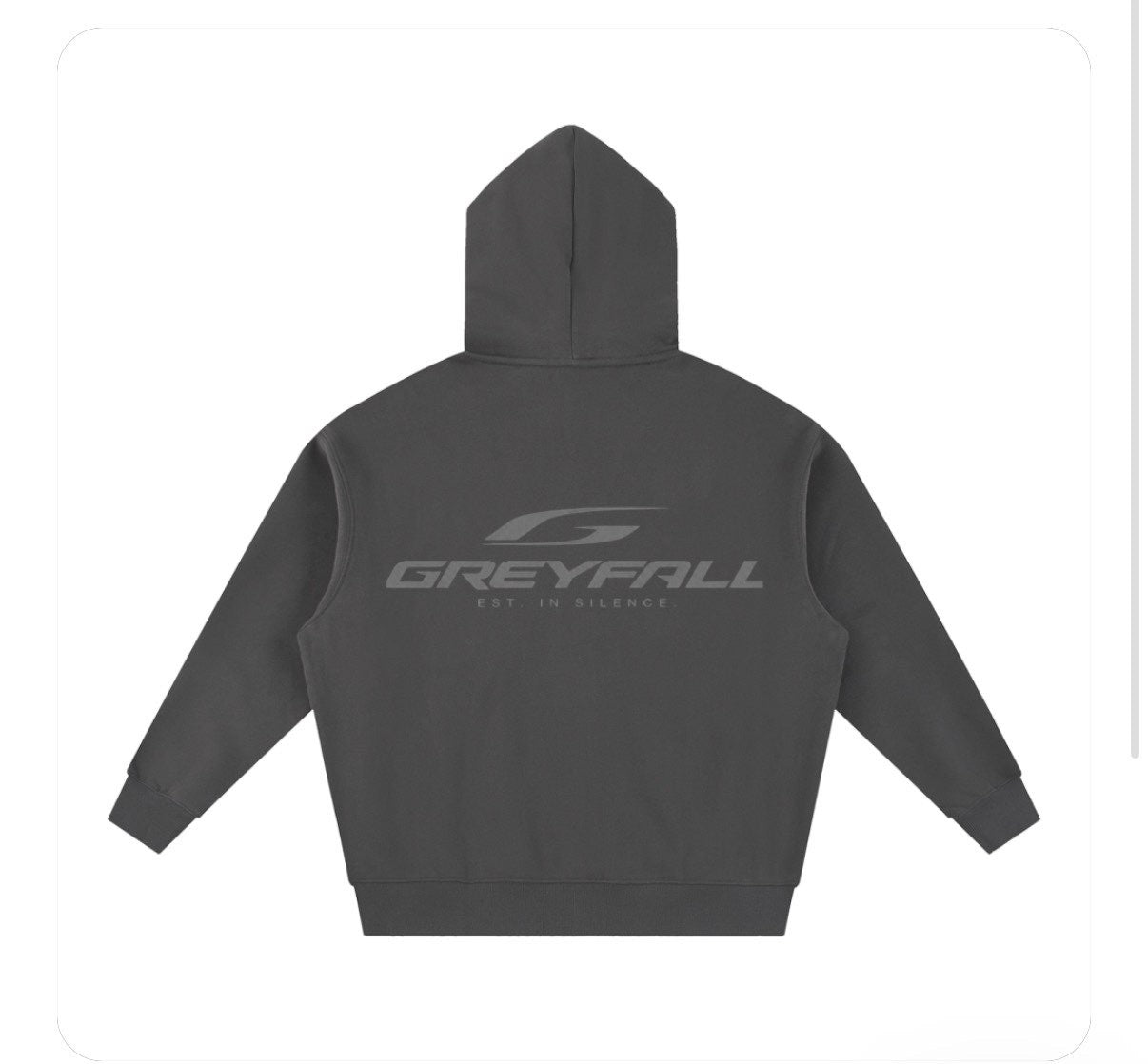 STATEMENT HOODIE - SLATE